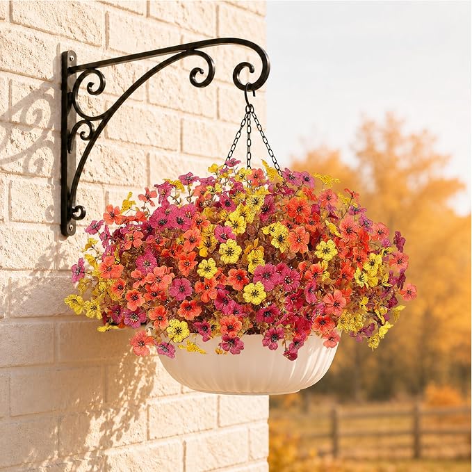 Artificial Fake Mums Flowers Plants - Image 8
