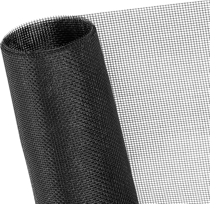 48"x102" Window Screen Mesh, Fiberglass Window Screen, Screen Door Mesh by Amzjjle