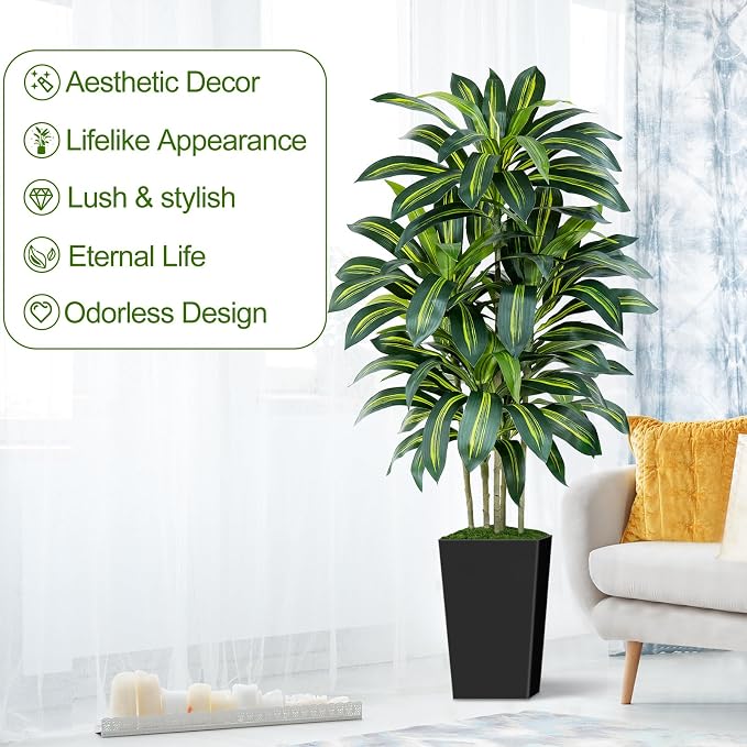 5FT Artificial Dracaena Tree - Image 2