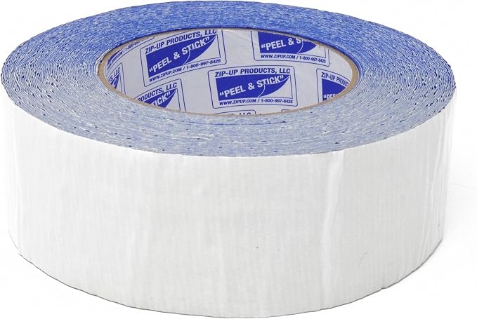 ZIP-UP 2" x 60' Double Sided Dust Barrier Tape, UV Resistant, Clean Release - Image 2