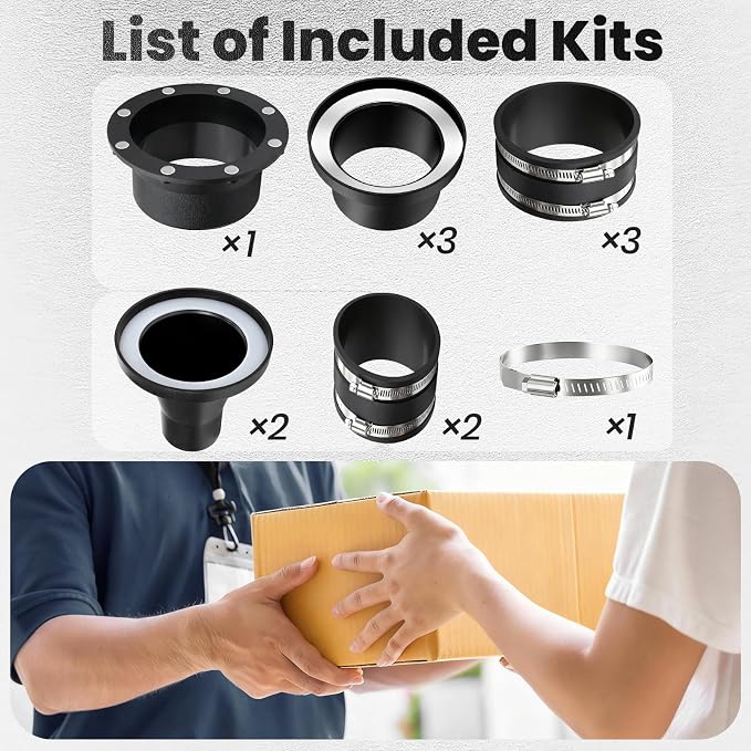 Magnetic Dust Collection Fittings, 8 high-strength magnets, One-to-Many - Image 5