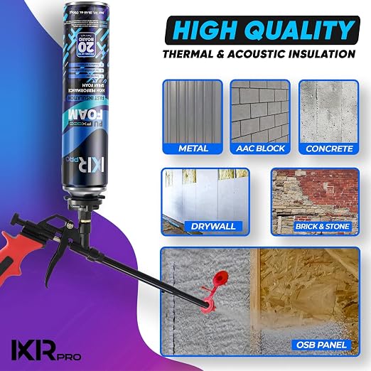 Spray Foam Insulation Can Expanding Sealant, Closed Cell Spray Foam Insulation - Image 5