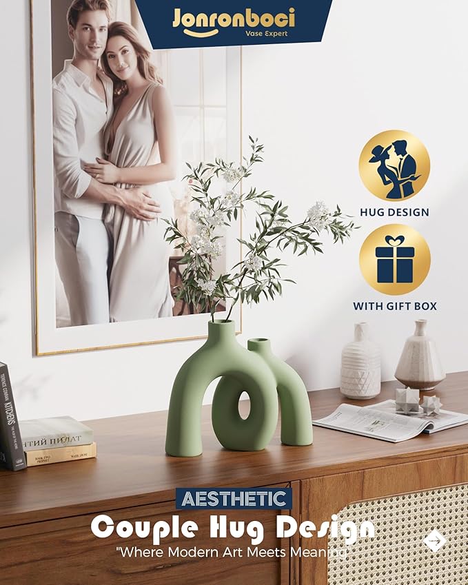 Hug Donut Decorative Vase Set - Image 3