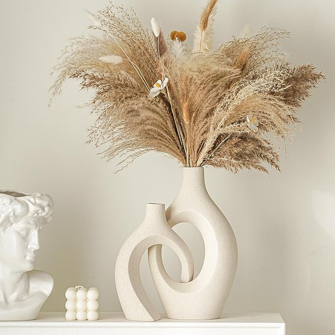 Lvases Snuggle Hollow Ceramic Vase Set of 2 - Image 5