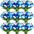 Janinka 150pcs Artificial Tulip Flowers Fake PU Tulips Faux Latex Bouquet by Janinka