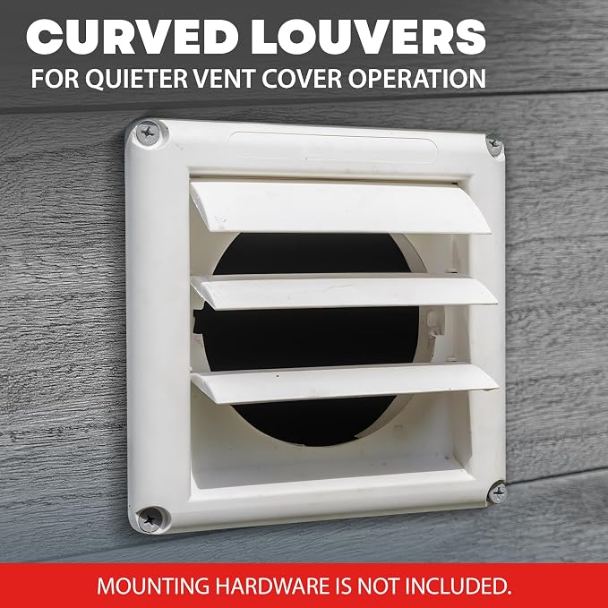 Deflecto Outdoor Dryer Vent Cover 4-Inch - Image 7
