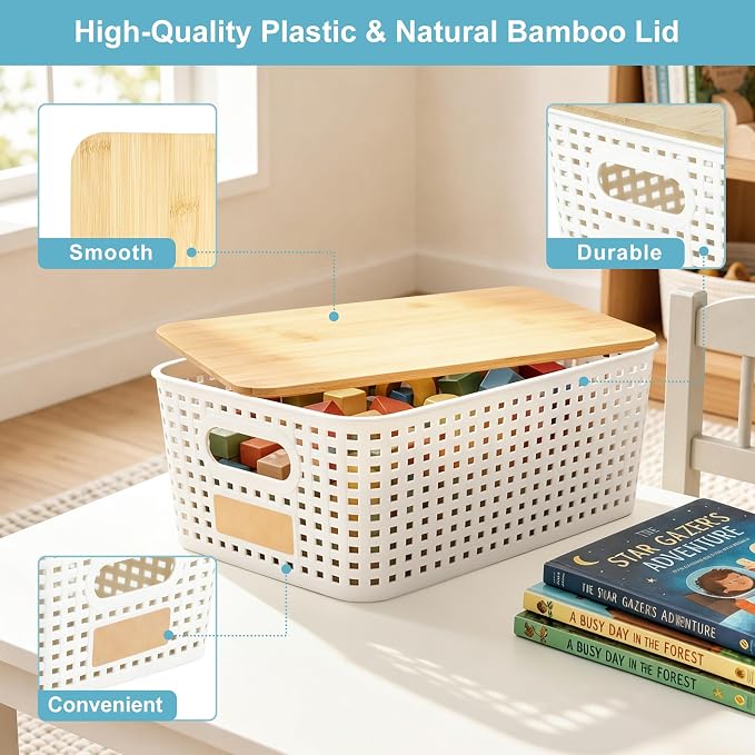 Small Plastic Storage Bins - Image 2