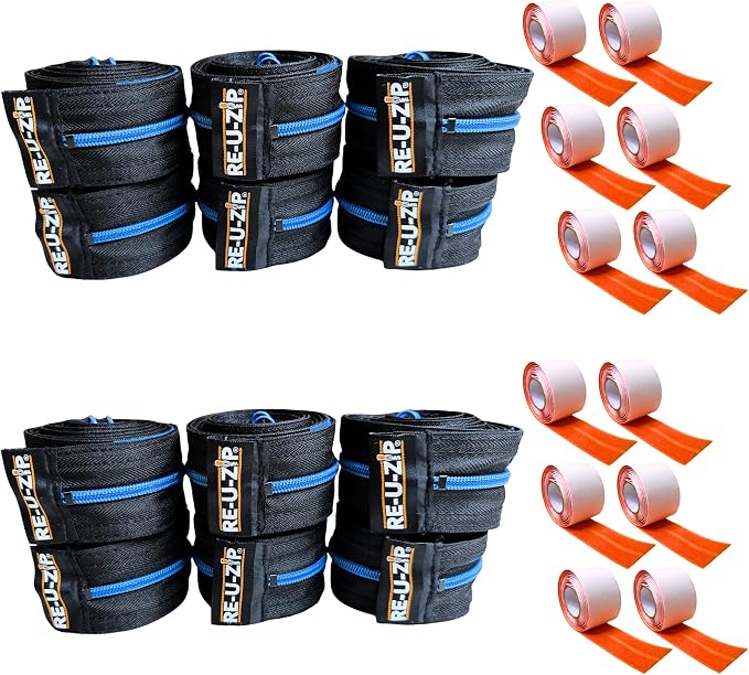 RE-U-ZIP Reusable Dust Barrier Zipper, Fail-Safe™, Replaceable & Lockable by RE-U-ZIP