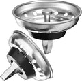 2 Pack Kitchen Sink Strainer and Stopper Combo Basket Replacement by HilltopProducts