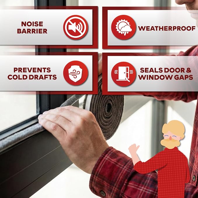 XFasten Self Adhesive Weather Stripping - Image 3