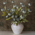 12 Pcs 27" Faux Silk Peony Artificial Flowers Stems by VIERENA