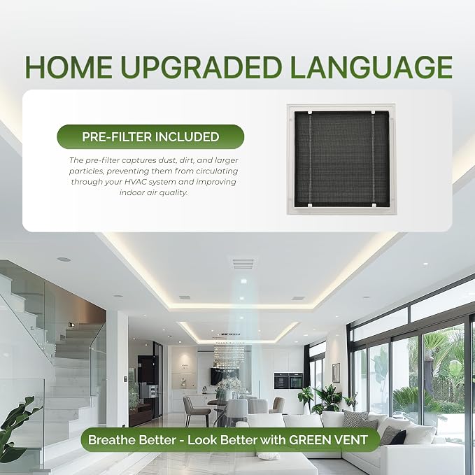 Modern Air Return Grille 10x10 - Image 2