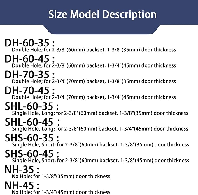 Door Knob Reinforcement Plate Matte Black, Fits 1-3/8" Doors, 2-3/8" Backset - Image 2