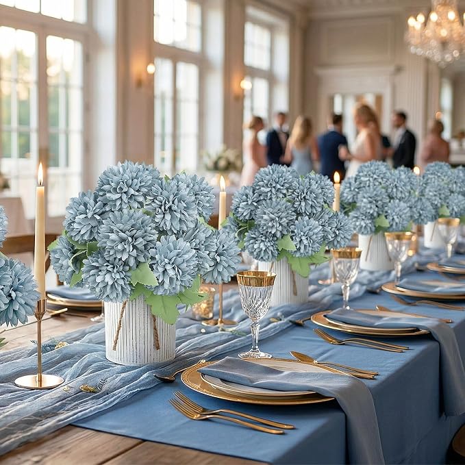 6 Set Pre-Made Flower Table Centerpieces - Image 4