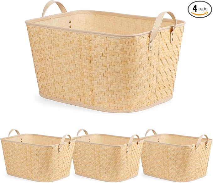 BROWNLILY Oversized Storage Baskets Laundry Hampers by BROWNLILY