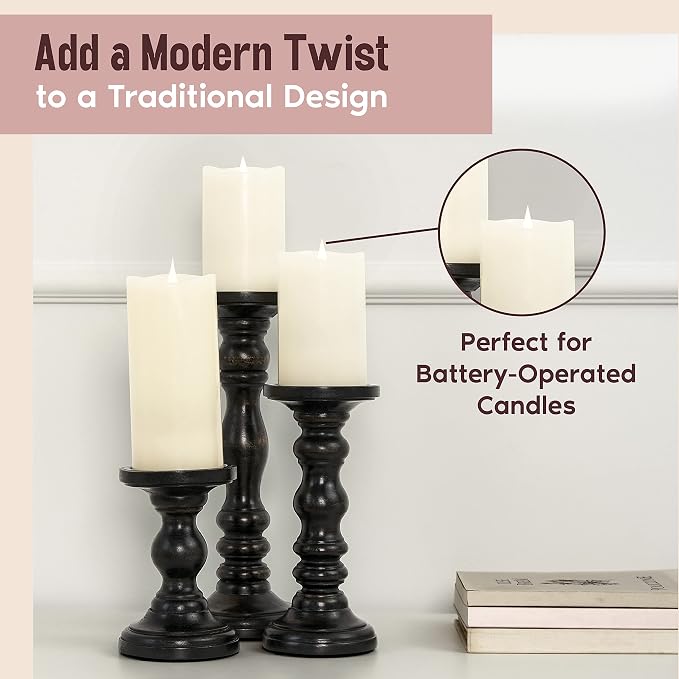 Large Candle Holders for Pillar Candles - Image 6