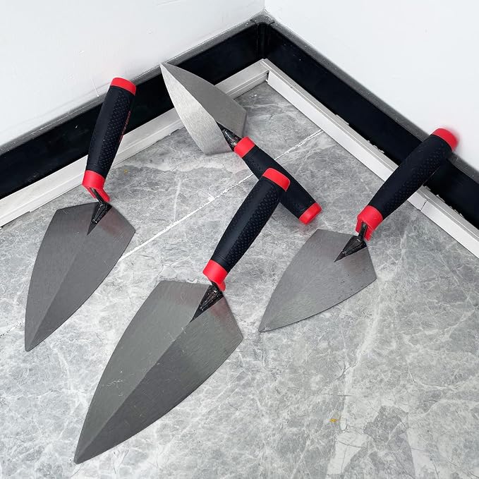 4 Pcs Pointing Trowel Set, 6/7/8/9" Carbon Steel - Image 6
