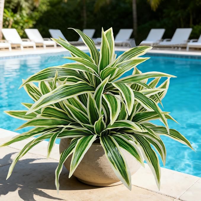 Fake Ferns, 2 Planter 35in Outdoor Faux Plants UV Resistant, 3D Real Touch Fake - Image 8