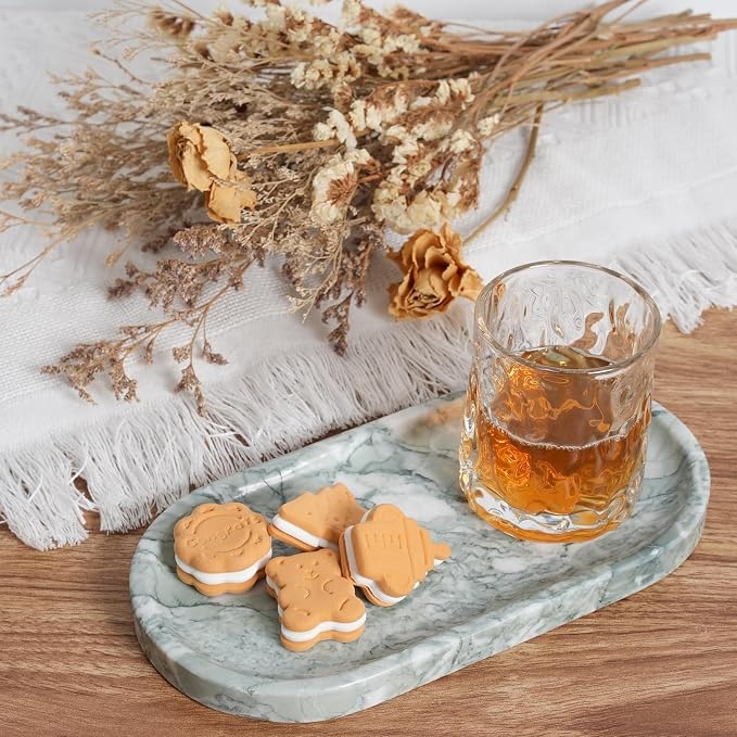 Marble Bathroom Tray for Countertop, Vanity Tray Stone Trays for Decor - Image 7