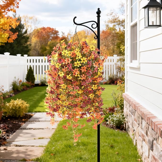INQCMY Artificial Fake Hanging Flowers Plants - Image 6