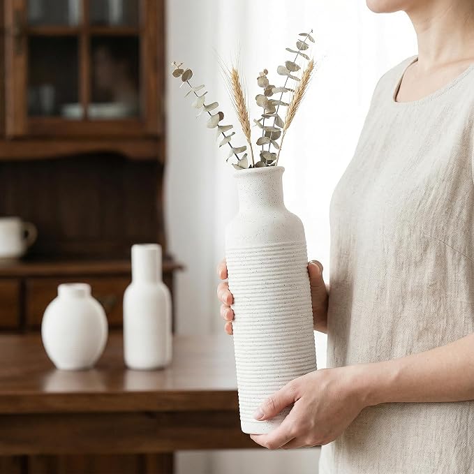 Rustic Farmhouse Vase Set of 3 - Image 6