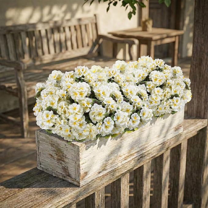 lovemoon 16 Pcs Artificial Geranium Plant - Image 3