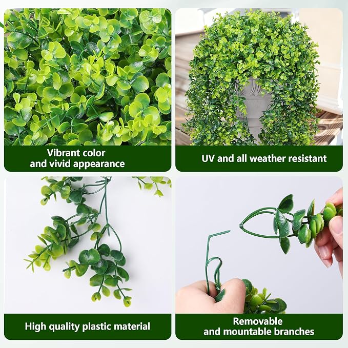 Faux Outdoor Plants Fake Hanging Plants - Image 7