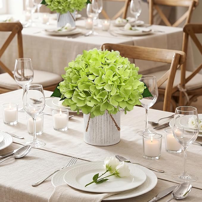 Light Green Flower Table Centerpieces - Image 3