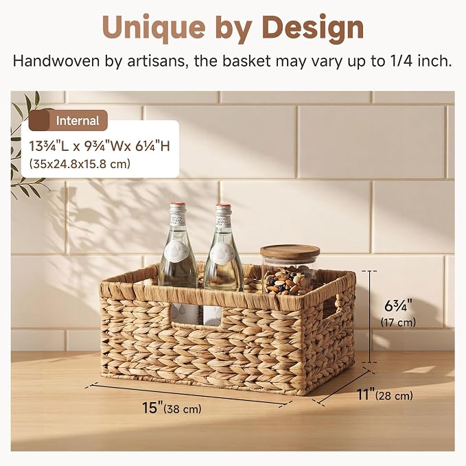 StorageWorks Large Wicker Baskets - Image 3