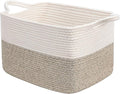 Goodpick Woven Storage Basket for Shelves, Light Brown | Stylish Gift Basket by Goodpick