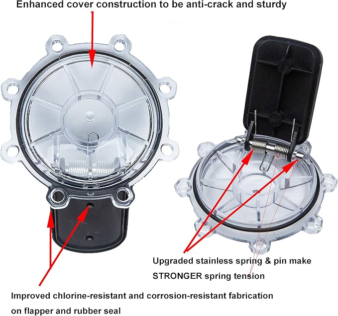 ATIE Upgraded Pool Check Valve Rebuild Kit Compatible - Image 7