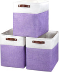 Large Fabric Storage Baskets | 50L Storage Bins, Decorative Linen Closet Baskets by Bagnizer