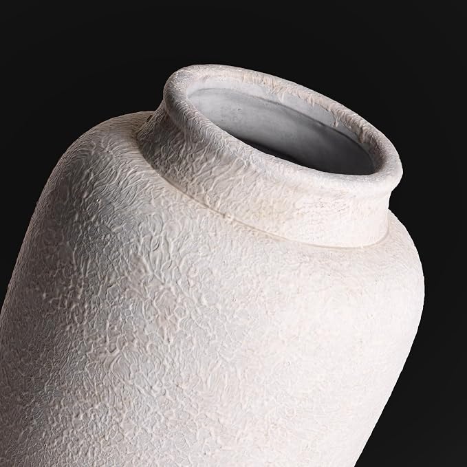 Ceramic Large Vase, Flower Vase Tall Rustic Farmhouse Decorative Vase Floral - Image 4