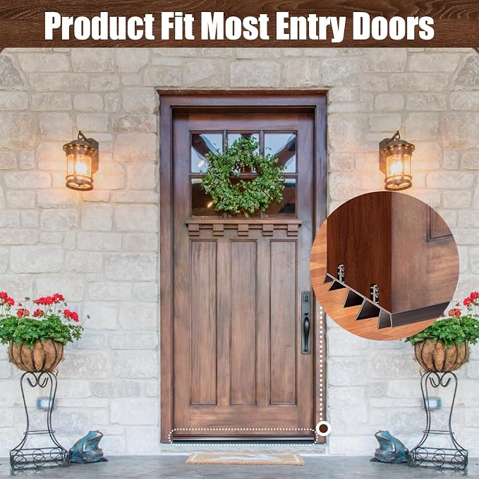 3PCS 36Inch Door Bottom Kerf Weather Stripping | - Image 7