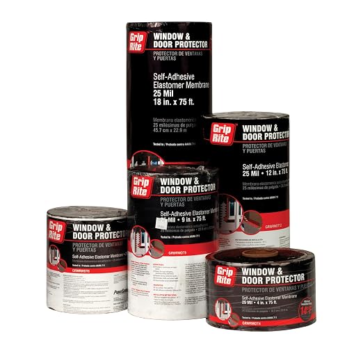 Grip-Rite GRWRWDT4, Window & Door Wrap, Durable and Waterproof by Grip-Rite