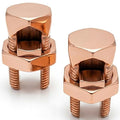 Size #6 Copper Split-Bolt Connector 6 AWG Heavy-Duty Electrical Wire Splicing by OhLectric