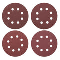 HARFINGTON 40Pcs 5Inch Sanding Disc 8 Hole Hook and Loop Sandpaper Red | by HARFINGTON