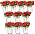XunYee 10 Set Mason Jars for Centerpieces, Romantic Table Centerpiece Decor by XunYee