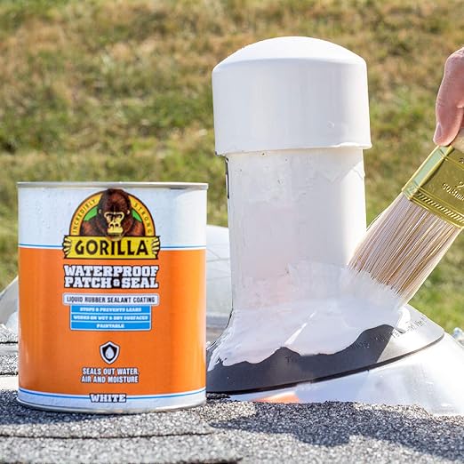 Gorilla Patch & Seal Liquid Rubber Waterproof Sealant, 32 oz | Seals Out Water - Image 3