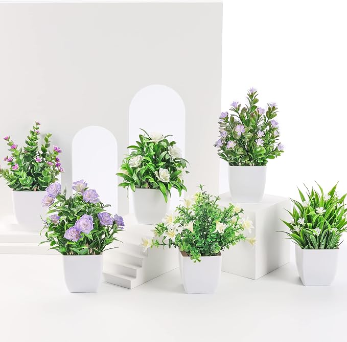 Der Rose 6 Pack Small Fake Plants by DerRose