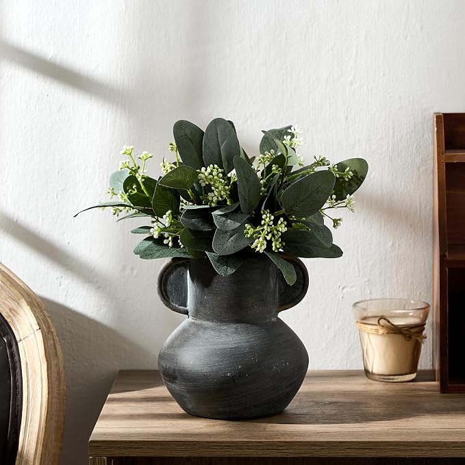Emotionally Grounded Vase, Vaseking Ceramic Rustic Vase - Image 5