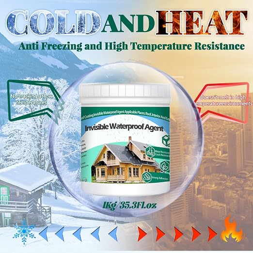 QUKLOGEN 1Kg/35.3Fl.oz Invisible Waterproof Agent Indoor&Outdoor Waterproof - Image 3