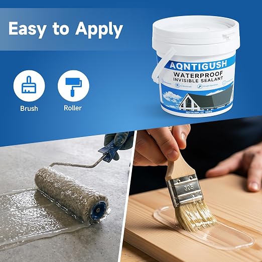 Transparent Waterproof Sealant 70oz, Bonds to roofs, concrete & wood, - Image 8