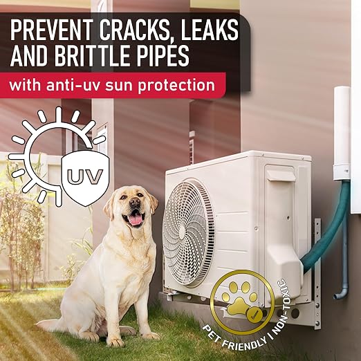 2 inch x 14 ft, AC Line Pipe Insulation, Outdoor Pipe Insulation Wrap - Image 5