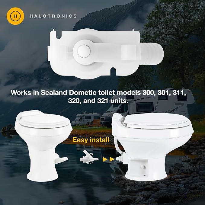 Halotronics RV Toilet Water Valve - Image 2