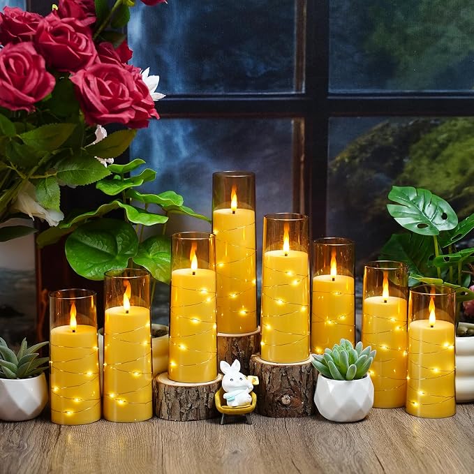 Nimiko Flickering Flameless LED Candles, Battery Operated Candles 24 Pcs - Image 5