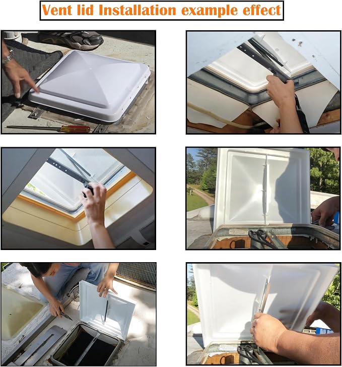 14" Rv Vent Covers for Roof, Rv Vent Cover - Image 7