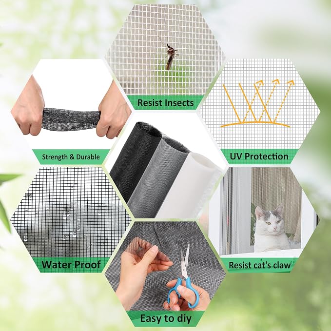 Windows Screen Replacement and Screen Door Repair Kit - Image 6