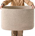 ICERZCZ Large Storage Basket for Organizing, Blanket Basket for Living Room by ICERZCZ