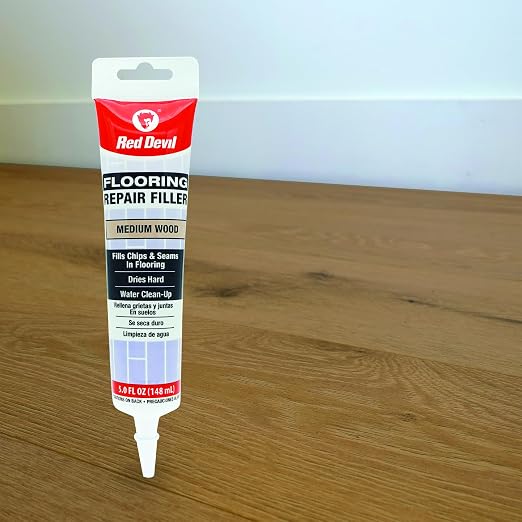 Red Devil 056025 Flooring Repair Filler, 5 oz., Medium Wood, 4 Pack - Image 6